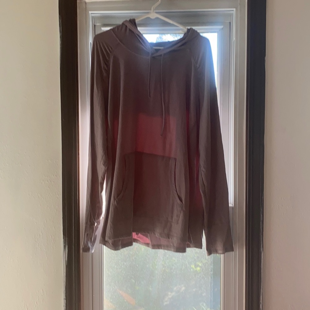 Light pinkish purple lightweight hoodie